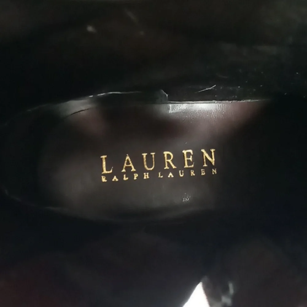 Lauren - Ralph Lauren Tall Leather Riding Boots - Maryann -Brown - 6B
